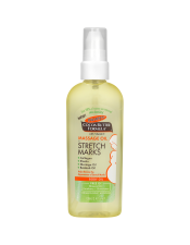 Benefits:

A lightweight non-greasy massage oil for stretch marks. Formulated specifically for pregnancy
Helps soothe dry, itchy skin during pregnancy
Over 98% of women saw improved skin elasticity, texture and tone. Moisturizes skin for 48 hours
Free of mineral oil, parabens, phthalates, sulfates, phenoxyethanol, dyes and fragrance allergens
Hypoallergenic
Suitable for sensitive skin
Dermatologist Approved

 
Collagen and Elastin, Moringa and Baobab Oils help improve skin elasticity while Lechitin helps soothe dry, itchy skin associated with pregnancy.